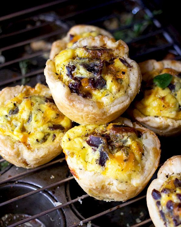 Mini Cheese and Biltong Quiches (serving 18) – Slivers Biltong & Nuts